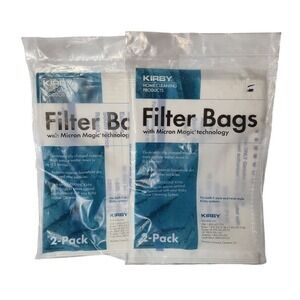 Kirby Micron Magic Filter Bags 2-Pk (4 Bags) for F-Style & Twist Style 205811